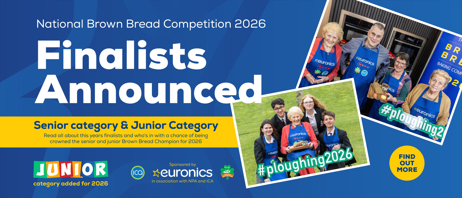 Finalists Announced for the 2026 Euronics National Brown Bread Baking Competitions