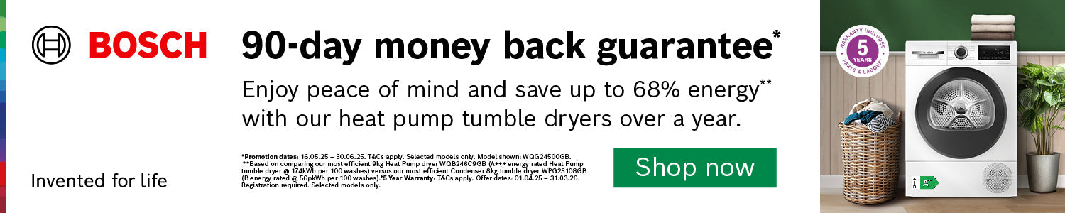 Bosch 90 Day Money Back Guarantee