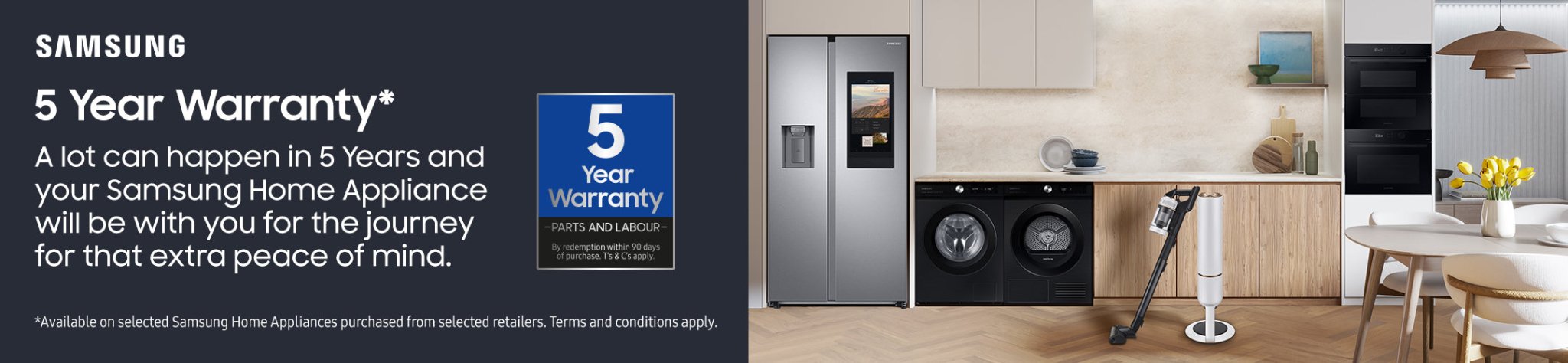 Samsung 5 Year Warranty - Euronics Ireland