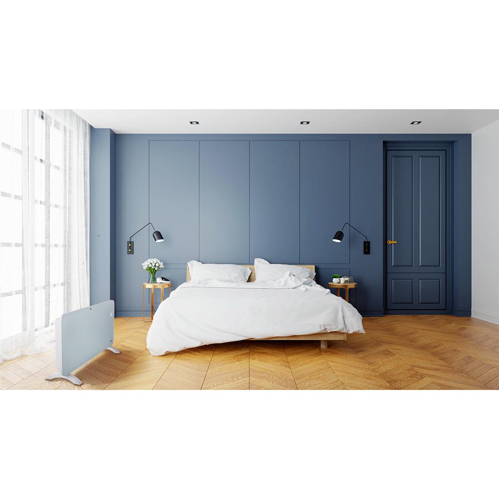 Princess 2000W Smart Glass Panel Heater - White | 01.348201.02.PRO