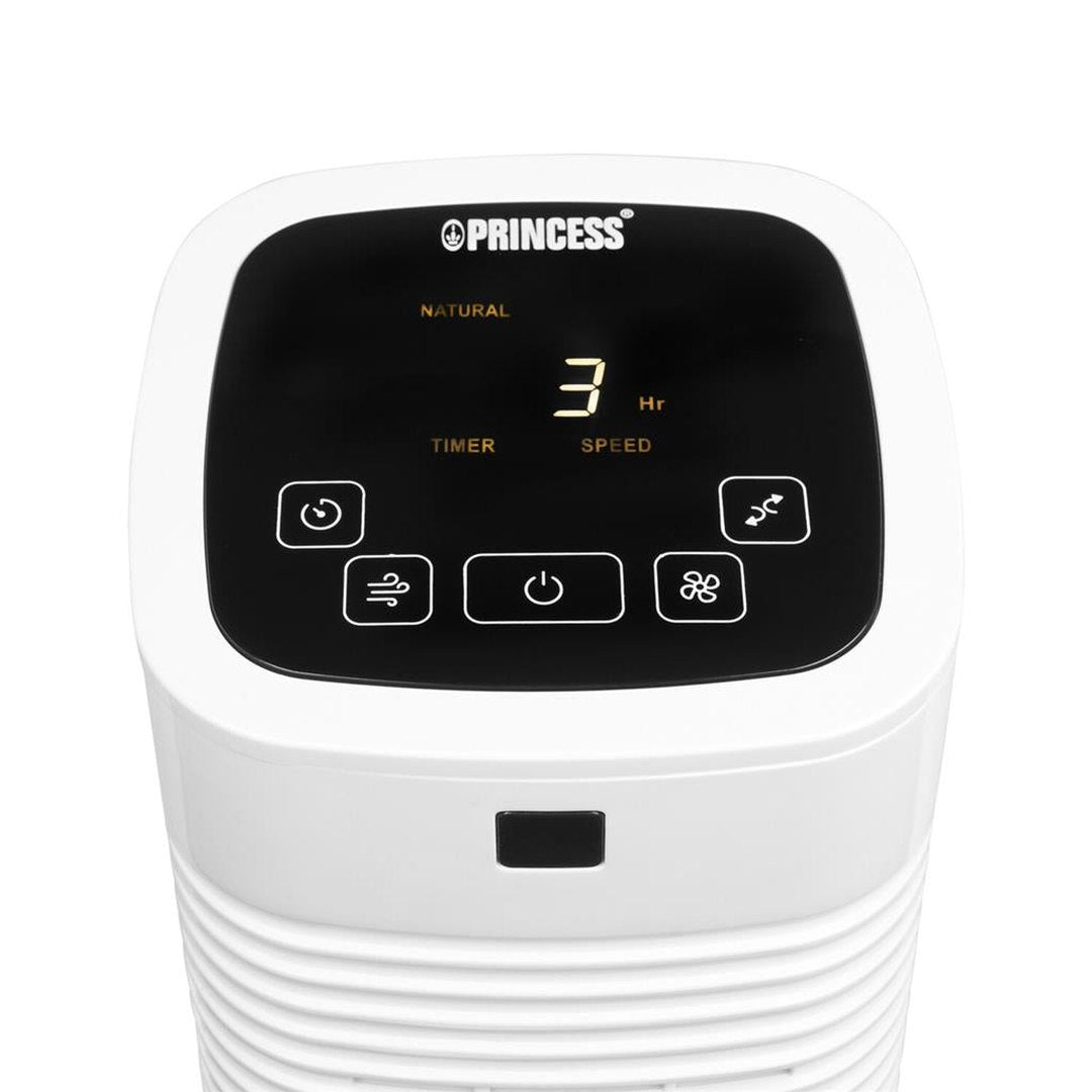 Princess 80cm Smart Compact Tower Fan | 01.358225.02.001 Princess Fan Euronics Ireland