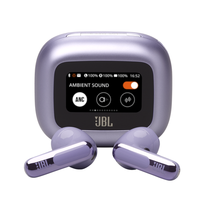 JBL Live Flex 3 True Wireless Noise-Cancelling Open-Stick Earbuds | JBLLIVEFLEX3PUR
