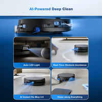 ECOVACS DEEBOT X9 PRO OMNI Robot Vacuum & Mop | Dual-Powered Flagship Cleaner