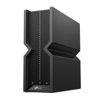 TP-Link Archer BE550 Wi-Fi 7 router — front angle view