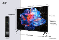 TCL 43" 4K Smart Google TV | 43V6C
