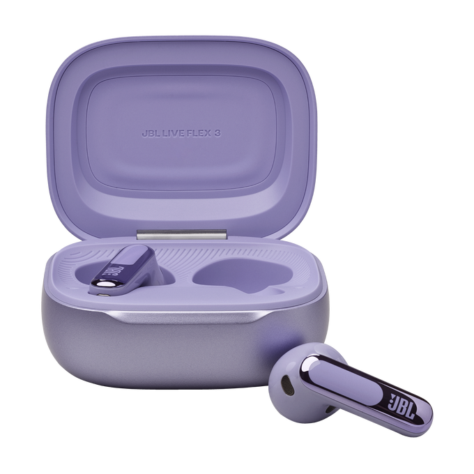 JBL Live Flex 3 True Wireless Noise-Cancelling Open-Stick Earbuds | JBLLIVEFLEX3PUR