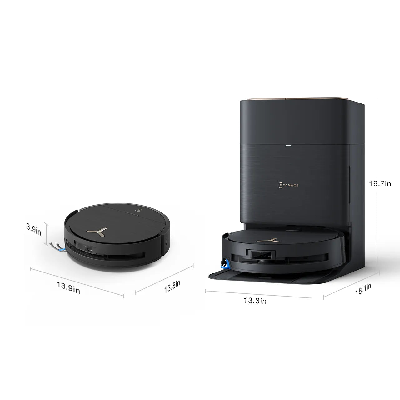 ECOVACS DEEBOT X9 PRO OMNI Robot Vacuum & Mop | Dual-Powered Flagship Cleaner