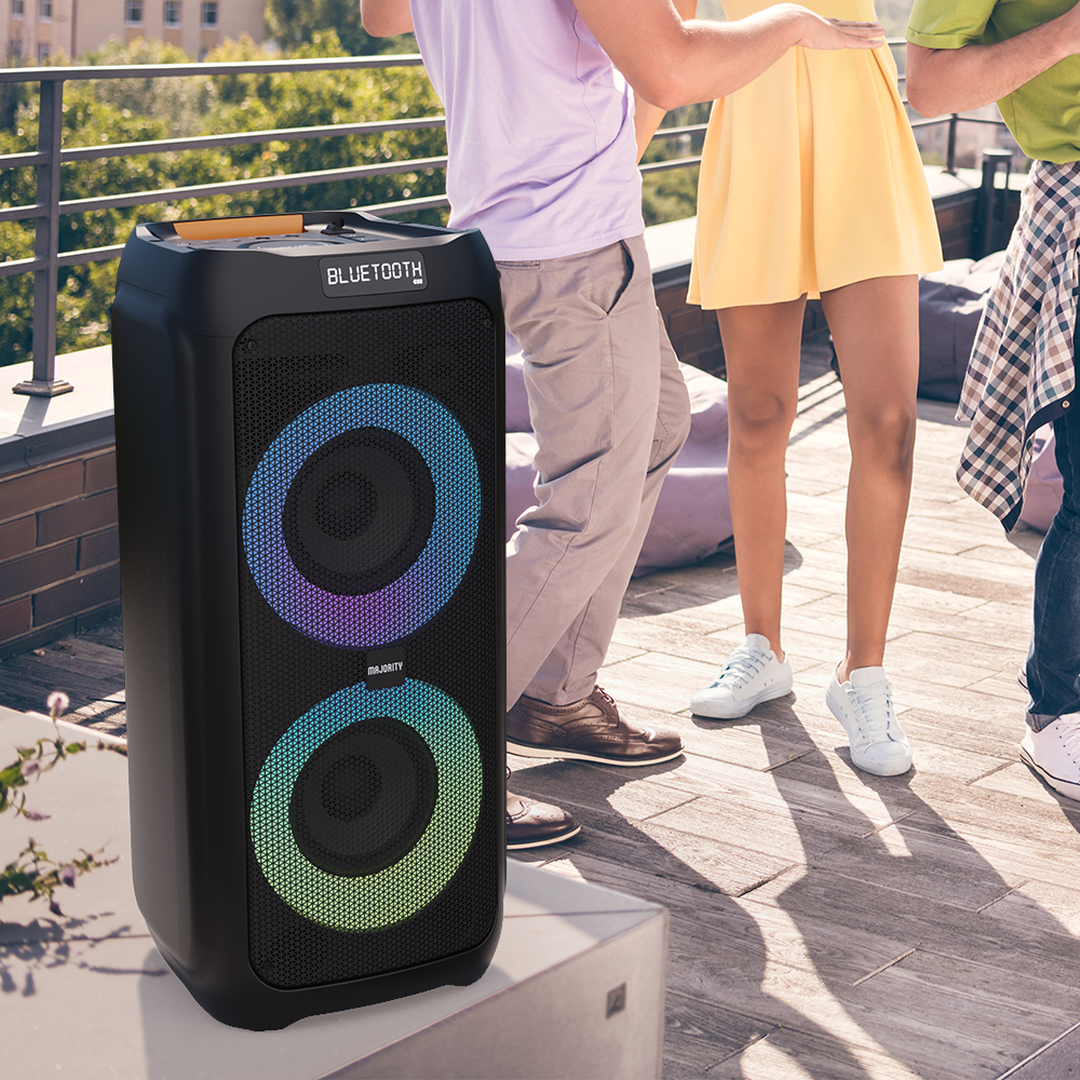 Majority P300 Bluetooth Megasound Party Speaker - Black Majority Speaker Euronics Ireland