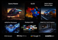 TCL 55" 144Hz Smart Google TV | 55T8C