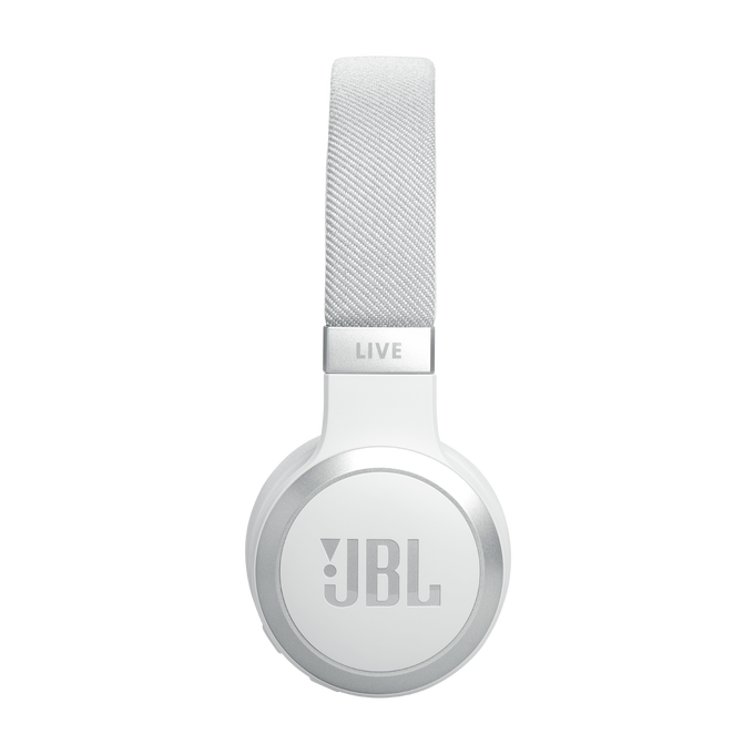 JBL Live 670NC On-Ear Noise-Cancelling Headphones – White | JBLLIVE670NCWHT