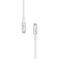Groov-e USB-C to USB-C Charging Cable 1m White - official product image