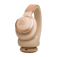 JBL Live 770NC Over-Ear Noise-Cancelling Headphones – Sandstone | JBLLIVE770NCSAT