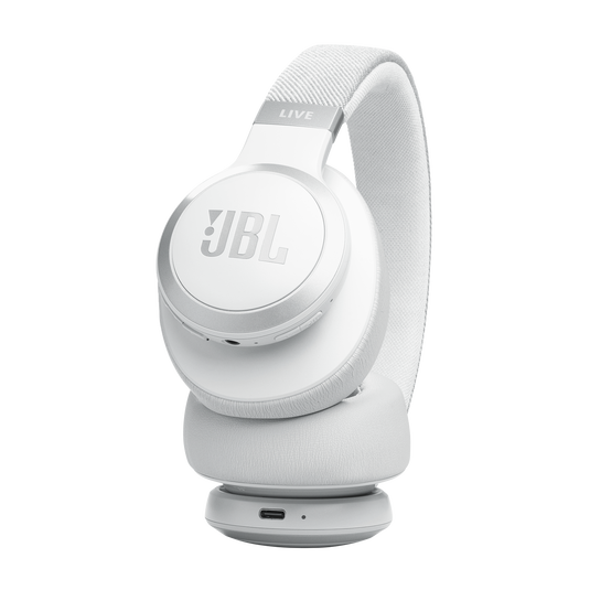 JBL Live 770NC Over-Ear Noise-Cancelling Headphones – White | JBLLIVE770NCWHT
