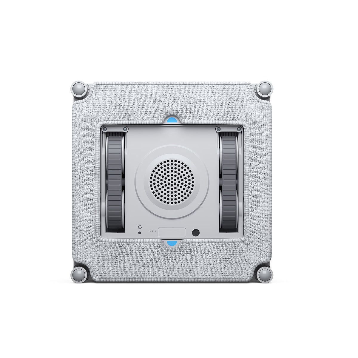 Ecovacs WINBOT Mini Window Cleaning Robot - Grey - underside with cleaning pad