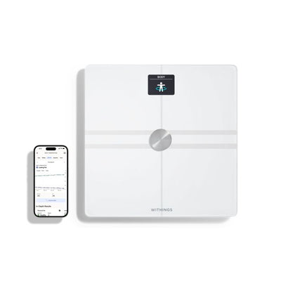 Withings Body Comp - Smart Scale with Body Composition & Visceral Fat Analysis - White | 78-WBS12-White-All-Inter