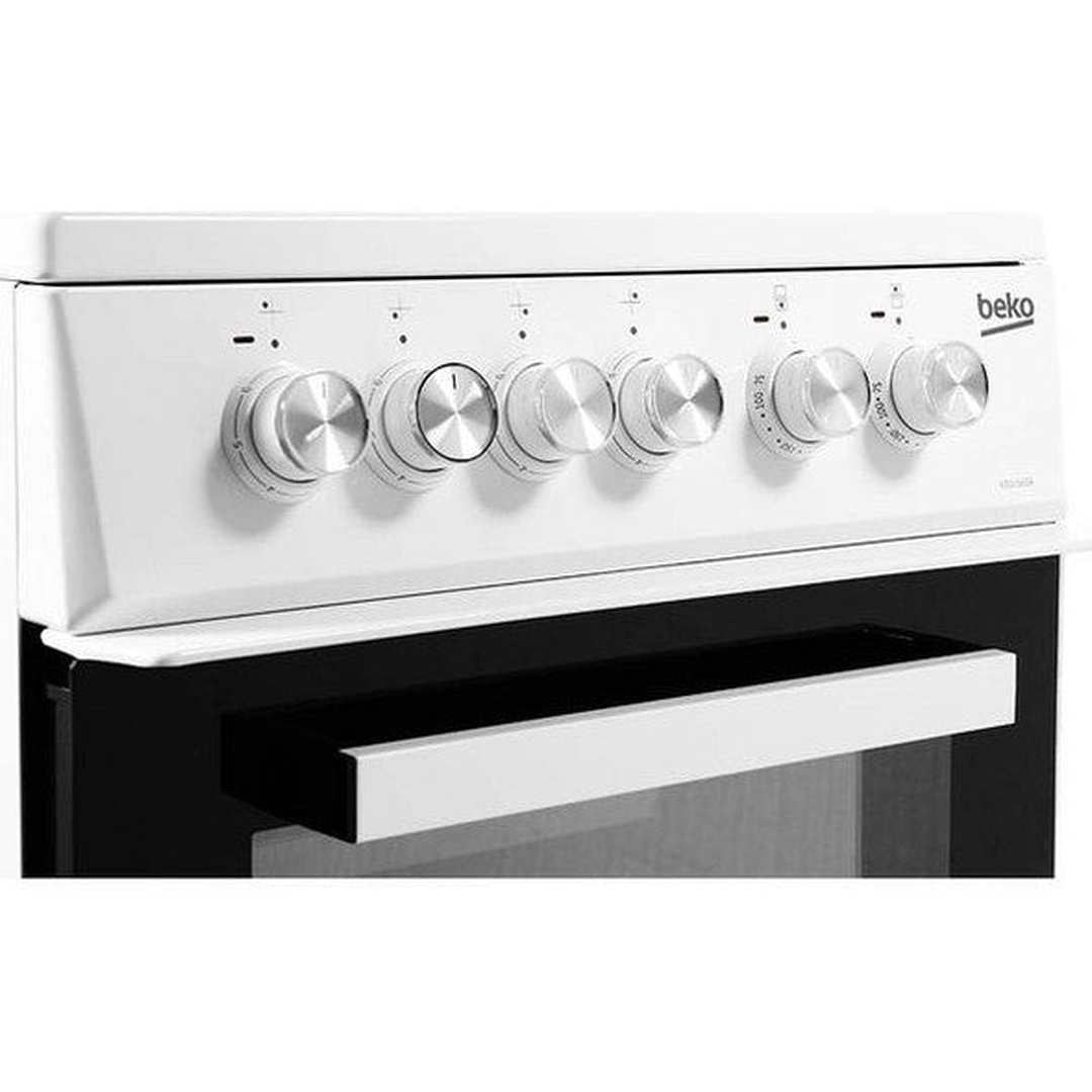 Beko 50cm Double Oven Electric Cooker | KDVC563AW Beko Cooker Euronics Ireland