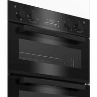 Beko RecycledNet Electric Double Oven - Black | BBDF22300B Beko Oven Euronics Ireland