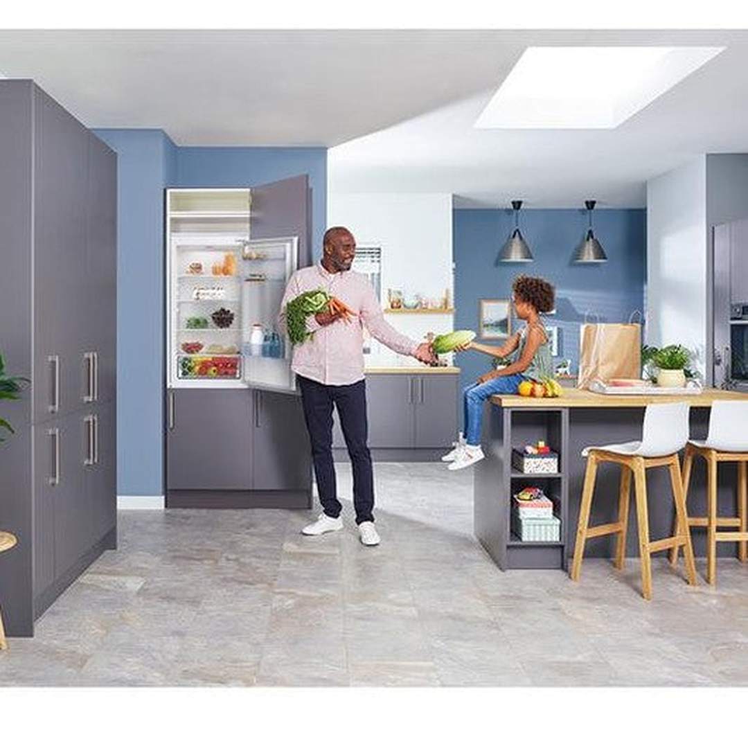 Beko Pro Integrated 70/30 Fridge Freezer - Sliding Hinge | BCFD473 Beko Fridge Freezer Euronics Ireland