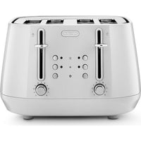 De’Longhi Eclettica 4-Slot Toaster – White | CTY4003.W