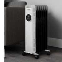 BLACK+DECKER Oil-Filled Radiator White 1500W | BXRA43011GB