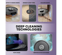 Shark PowerDetect NeverTouch 2-in-1 Robot Vacuum & Mop with Self-Empty & Self-Refill | RV2800YEUK