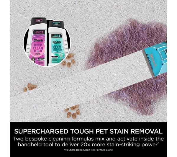 Shark CarpetXpert HairPro Pet Deep Carpet Cleaner with Built-In StainStriker – Grey/Orange | EX300UK