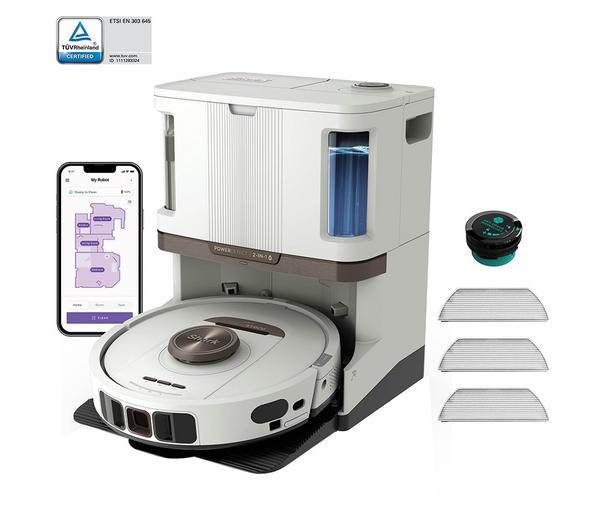 Shark PowerDetect NeverTouch Pro 2-in-1 Robot Vacuum & Mop – Self-Empty, Self-Refill, Self-Clean | RV2800ZEUKWH