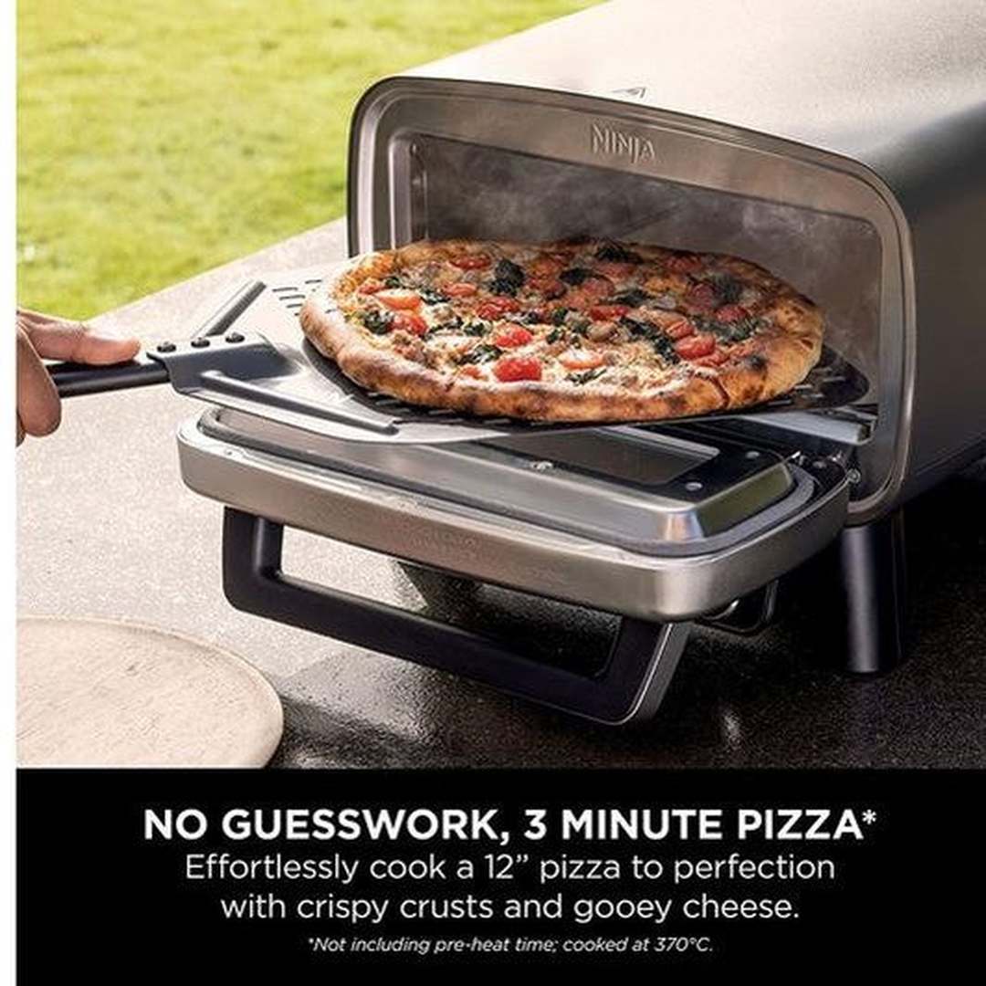 Ninja Artisan 12" 4-in-1 Electric Outdoor Pizza Oven & Air Fryer | MO201UK Ninja Pizza Maker Euronics Ireland
