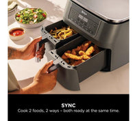 Ninja 6‑in‑1 Dual Zone Air Fryer 7.6 L | DZ300UK