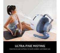 Shark FlexBreeze HydroGo Misting Fan – Glacier Blue | FA050UKBL