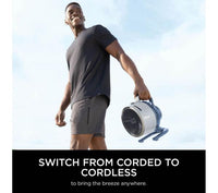 Shark FlexBreeze HydroGo Misting Fan – Glacier Blue | FA050UKBL