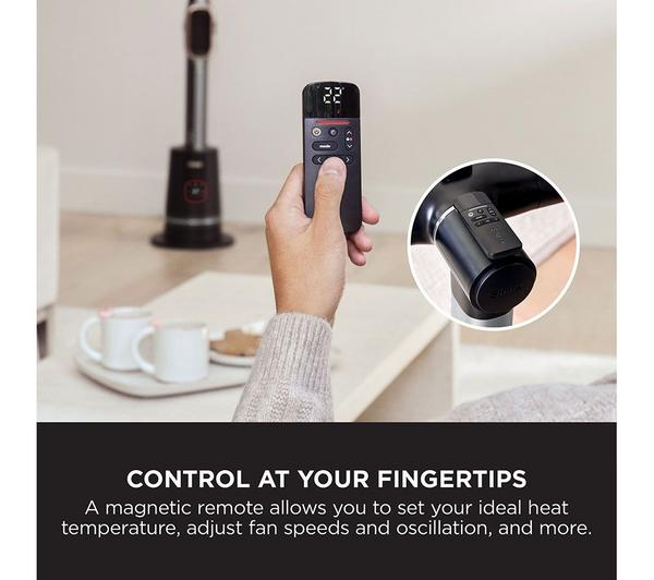Shark TurboBlade Cool + Heat Bladeless Fan & Heater – Black | TH200UK Shark Air Purifier Euronics Ireland