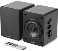 Majority D50X Powered Bookshelf Speakers, Black - product image 1