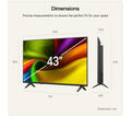 LG NANO NU85 43" 4K UHD AI Smart TV | 43NU850B6LA