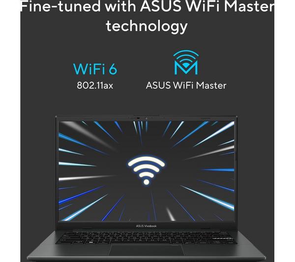 ASUS Vivobook Go 14 E1404TA 14' Laptop - Intel® N150, 128 GB UFS, Black