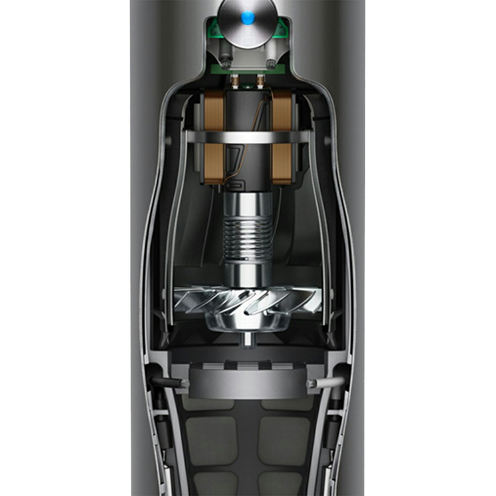 Dyson Supersonic Origin Hair Dryer - Nickel/Copper - digital motor cutaway