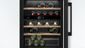 Bosch KUW21AHG0G Series 6 built-in 44 bottle dual zone wine cooler in Black