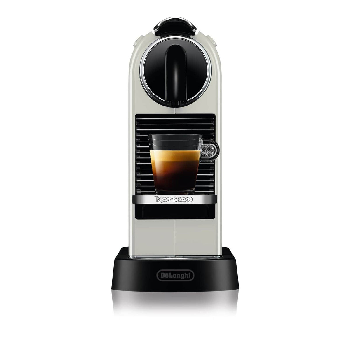 De'Longhi Citiz Espresso Machine - White - front view
