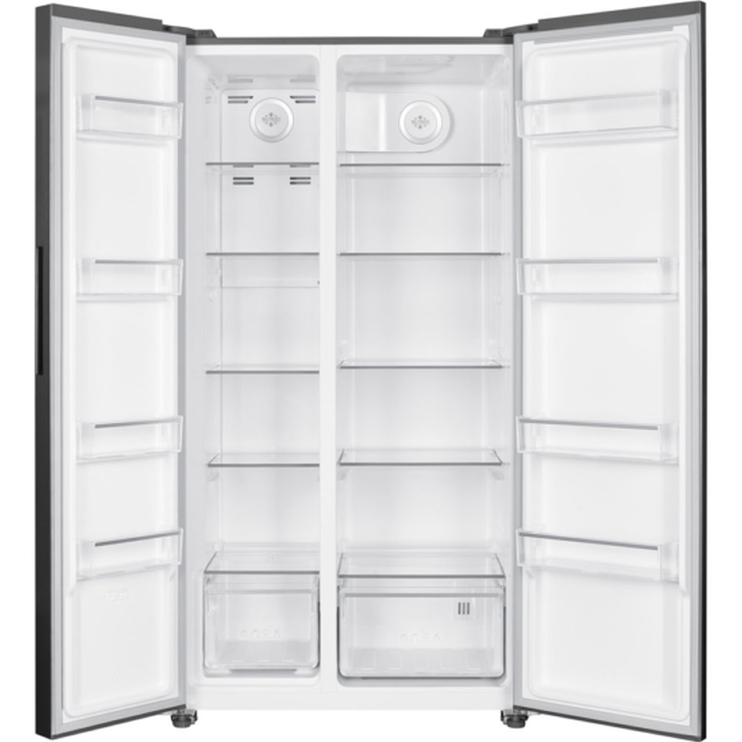 Belling No Frost American Fridge Freezer - Inox | BAFF536BKIX Belling American Fridge Freezer Euronics Ireland