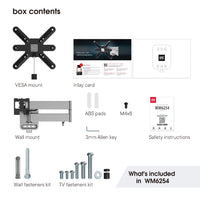 One For All Ultra Slim Full-Motion TV Wall Mount – 13-43"