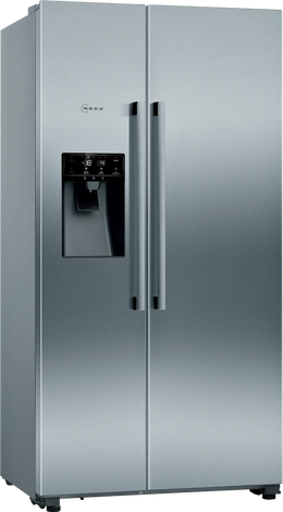 NEFF N70 American Side-by-Side Fridge Freezer - Stainless Steel | KA3923IE0G