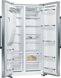 NEFF N70 KA3923IE0G American side-by-side fridge freezer in Stainless Steel