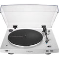 Audio-Technica AT-LP3XBT white turntable hero view