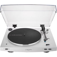 Audio-Technica AT-LP3XBT white turntable hero view