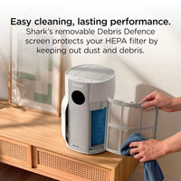 Shark BreatheClear with NeverChange6 Air Purifier Dove product image