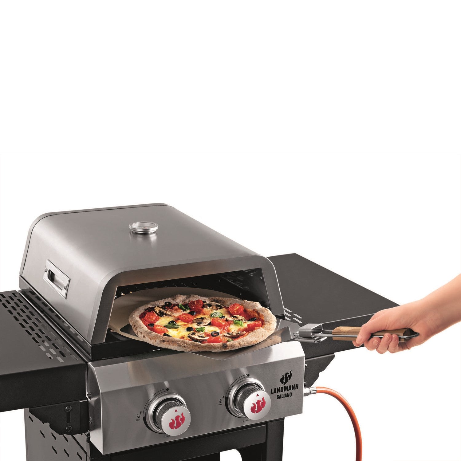 Landmann Caliano 2.0 Gas BBQ with Pizza Oven | 11530 Landmann Outdoor Grill Euronics Ireland