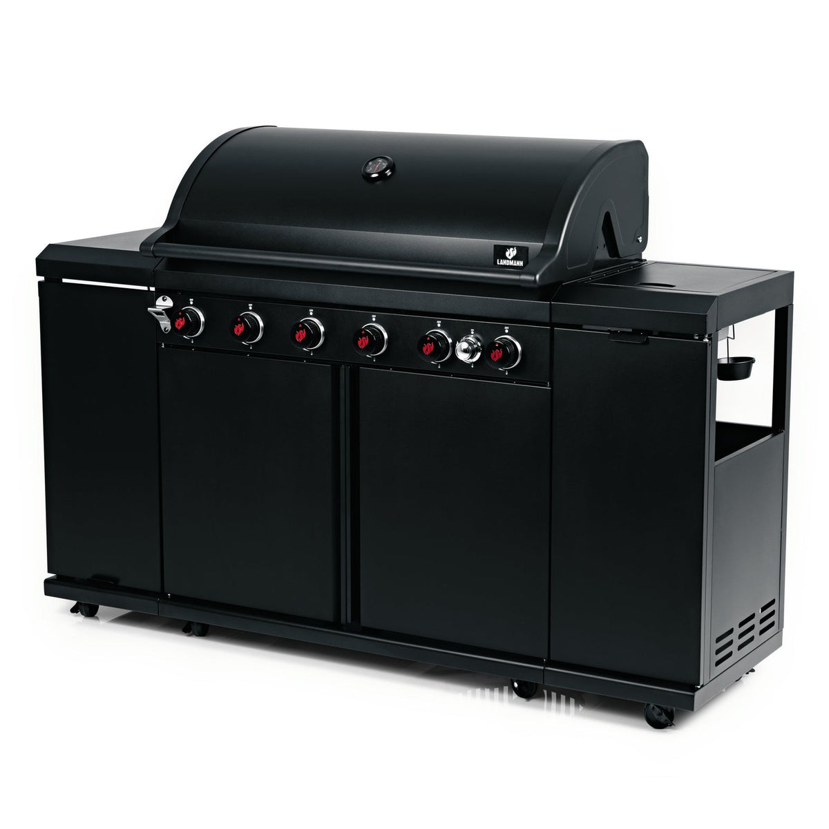 Landman COOL BLACK 6 Burner Mini Outdoor Kitchen | 22169 Landmann Outdoor Grill Euronics Ireland