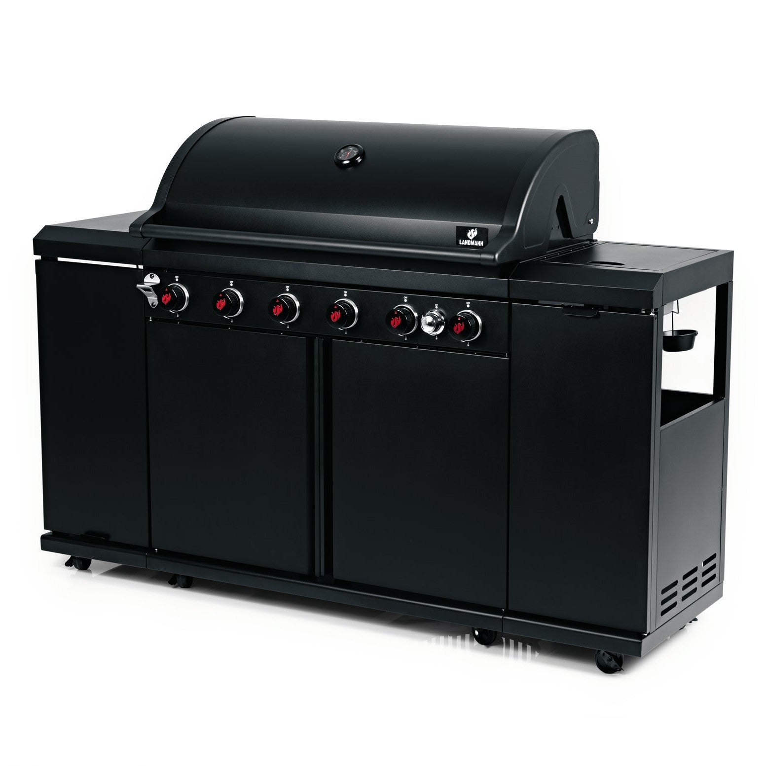 Landman COOL BLACK 6 Burner Mini Outdoor Kitchen | 22169 Landmann Outdoor Grill Euronics Ireland