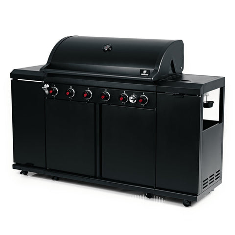 Landman COOL BLACK 6 Burner Mini Outdoor Kitchen | 22169