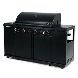 Landman COOL BLACK 6 Burner Mini Outdoor Kitchen | 22169